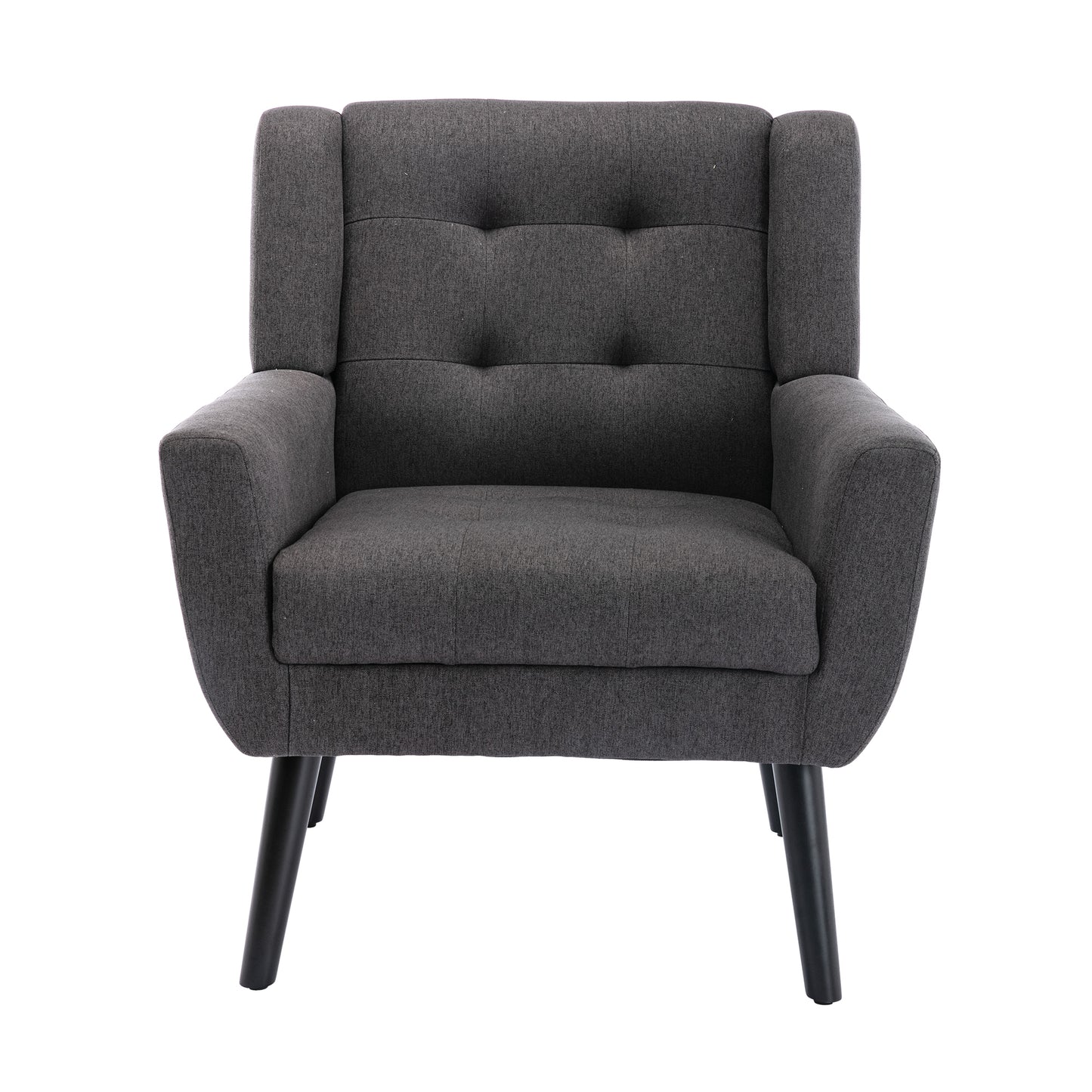 Modern Soft Linen  Ergonomic Accent Chair