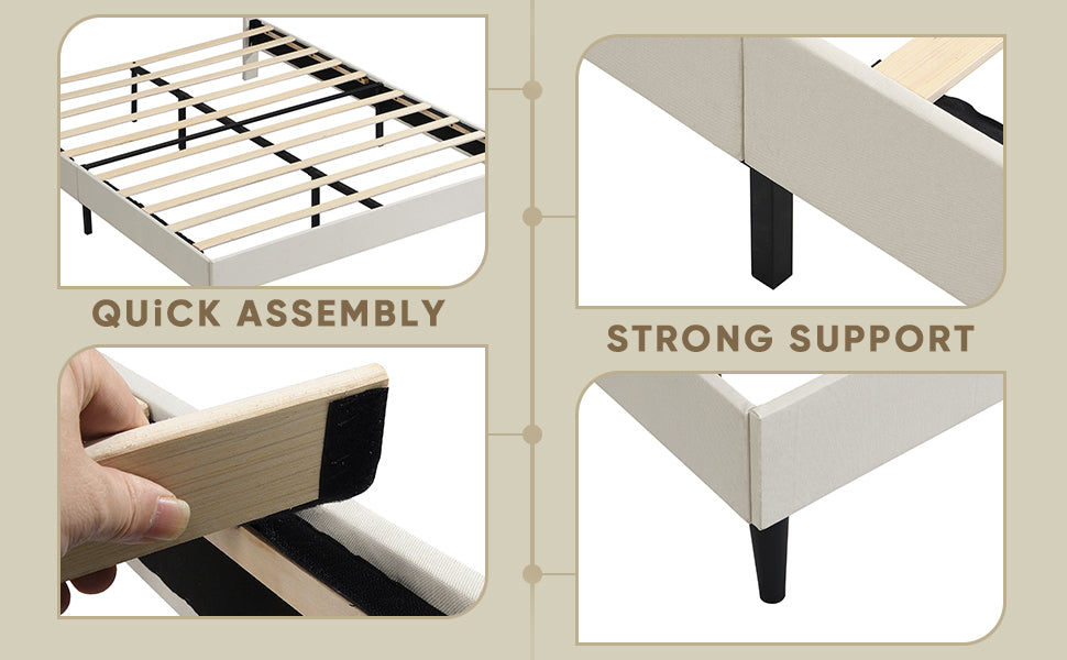 Queen Size Platform Bed