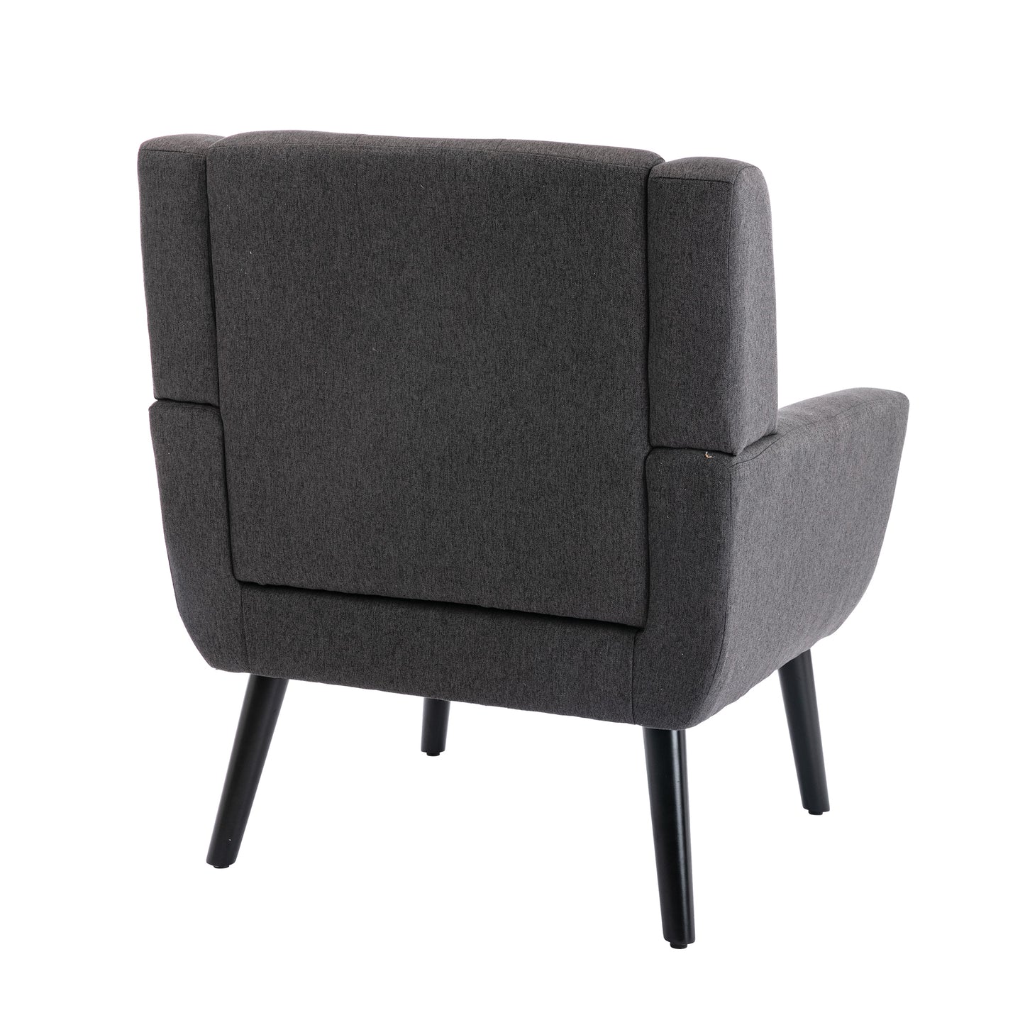 Modern Soft Linen  Ergonomic Accent Chair