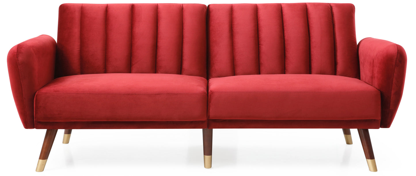 Siena Sofa Bed , BURGUNDY