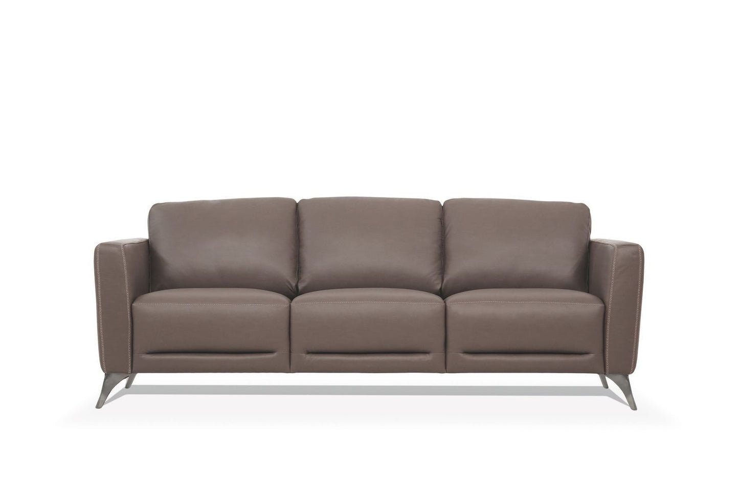 Malaga Sofa, Taupe Leather