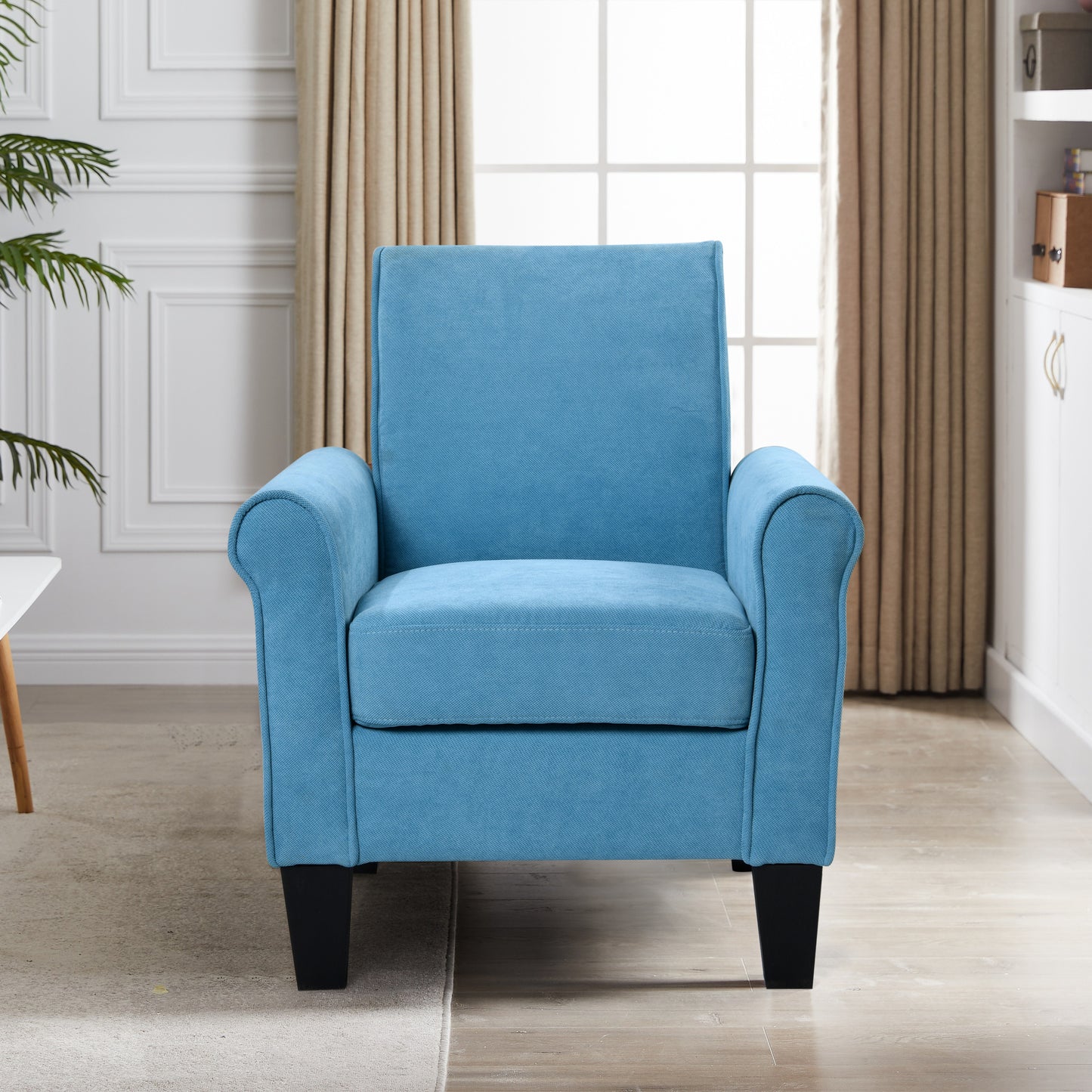 Accent Chair, Light Blue