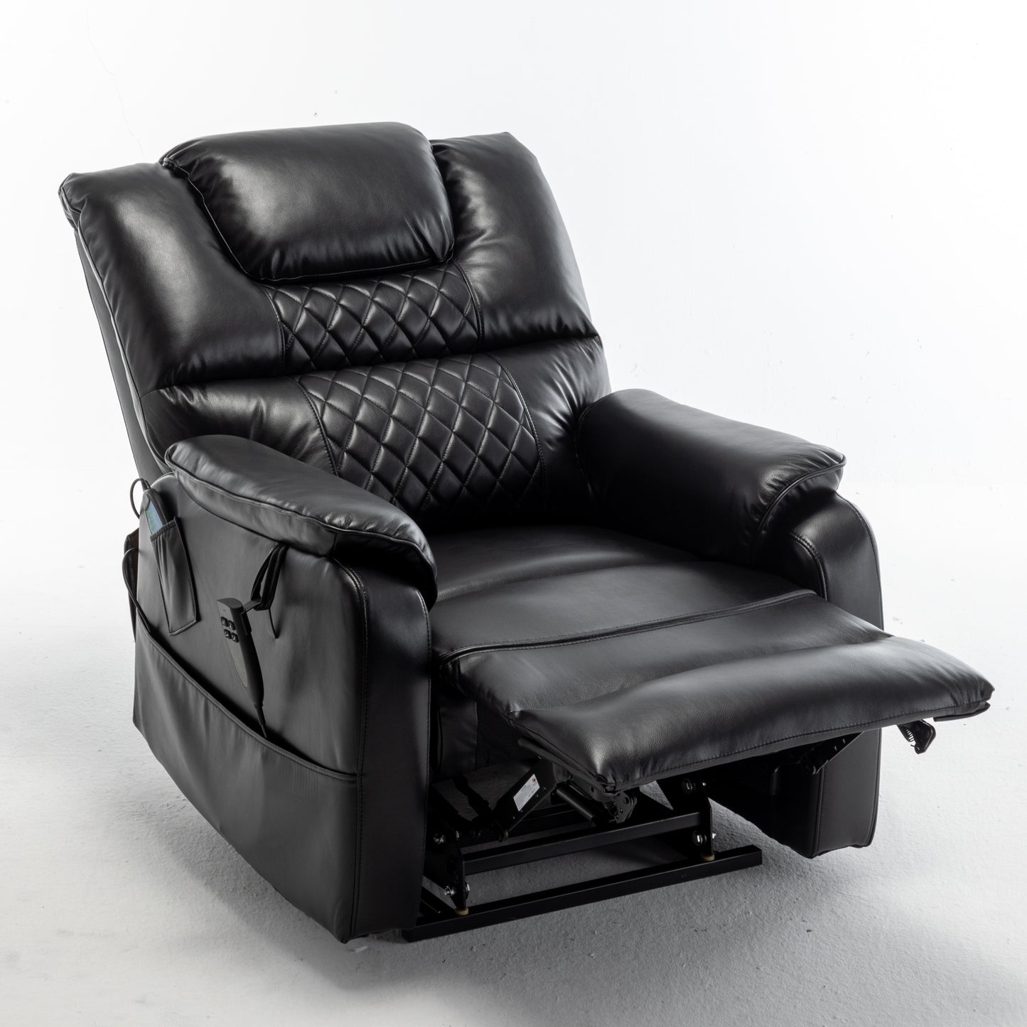 Lift chair w/ power supply (180 degree lying flat), Black