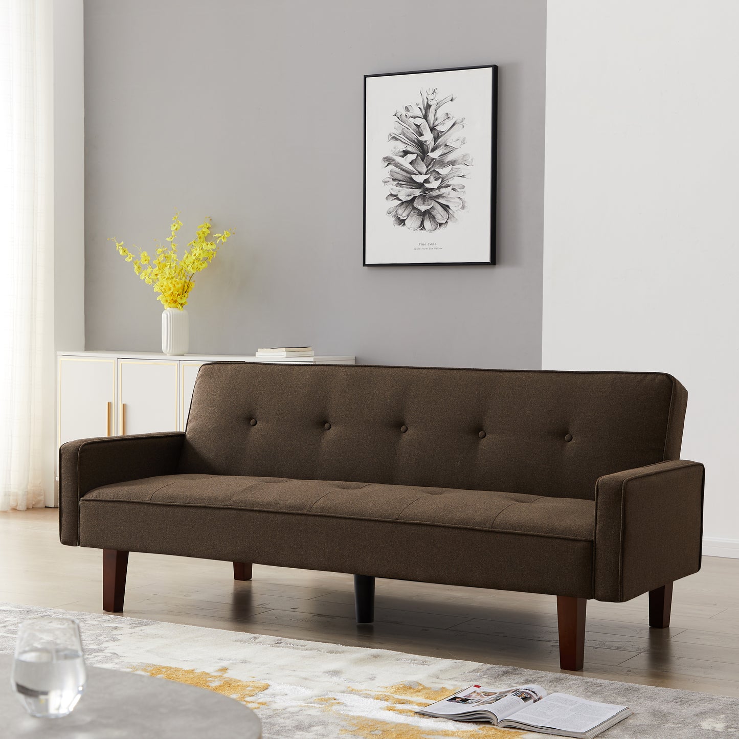 Brown Sofa Bed