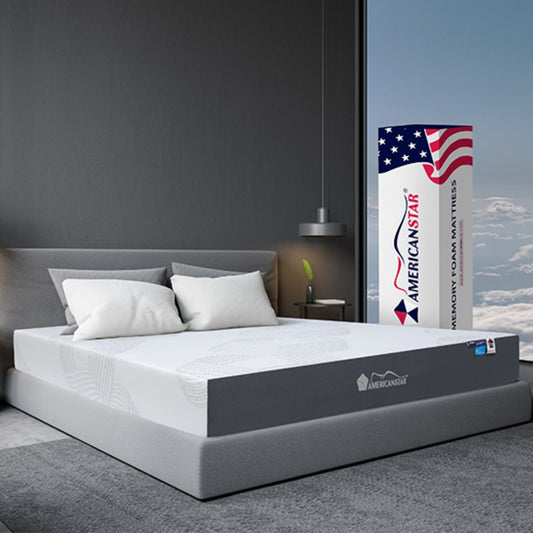 Capella 10" Mattress with Hole Punch Aero Gel Memory Foam Made in USA - Full