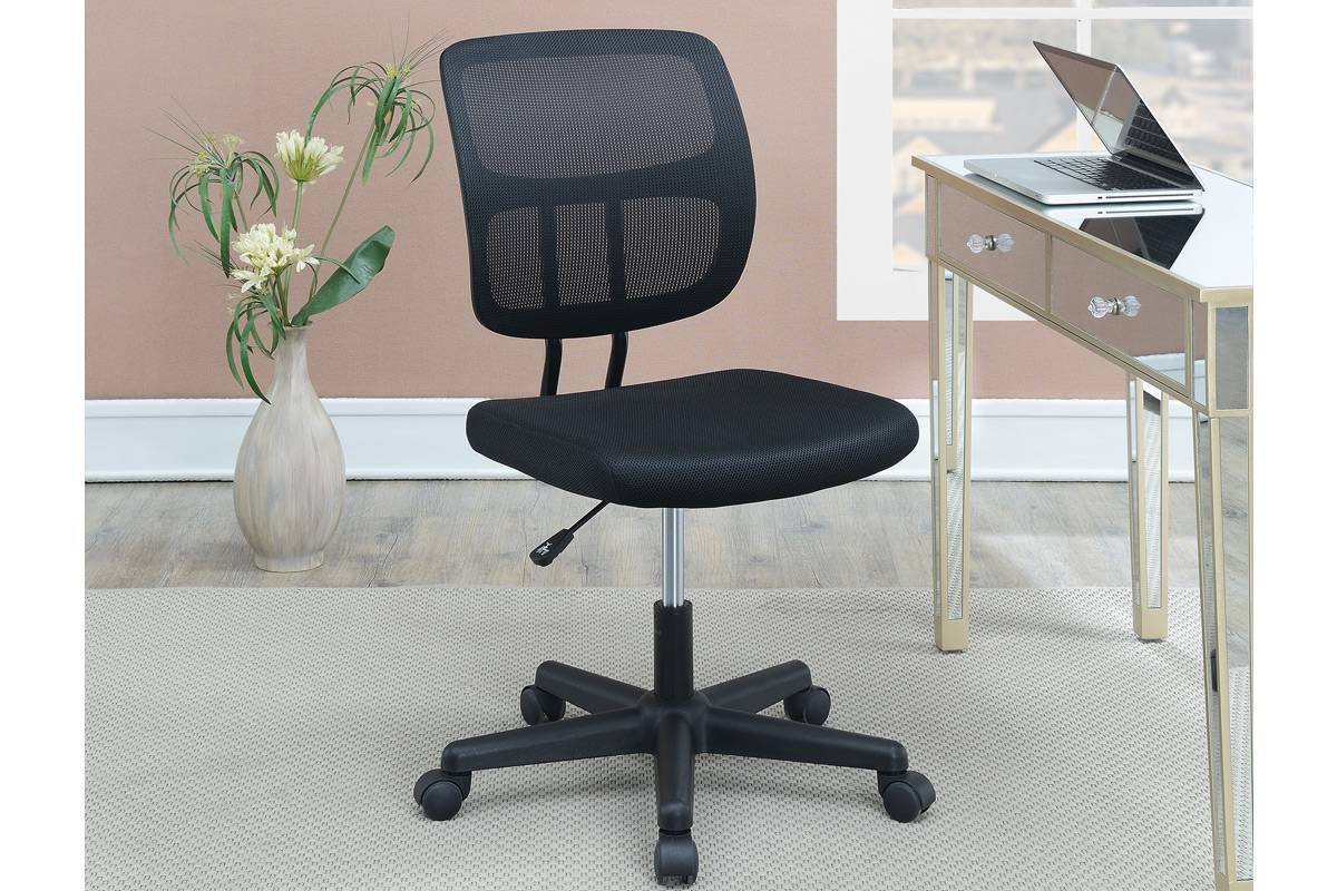 Quin Black Mesh Desk Chair