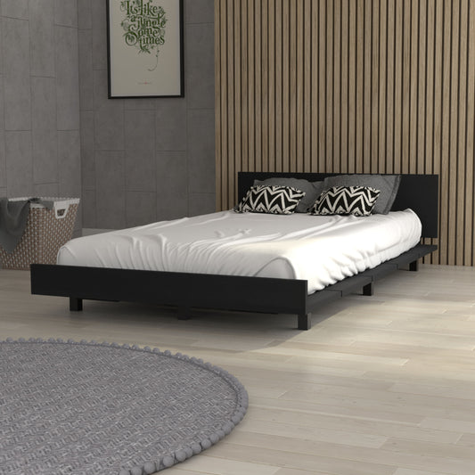 Nimmo Twin Bed Frame Black Wengue