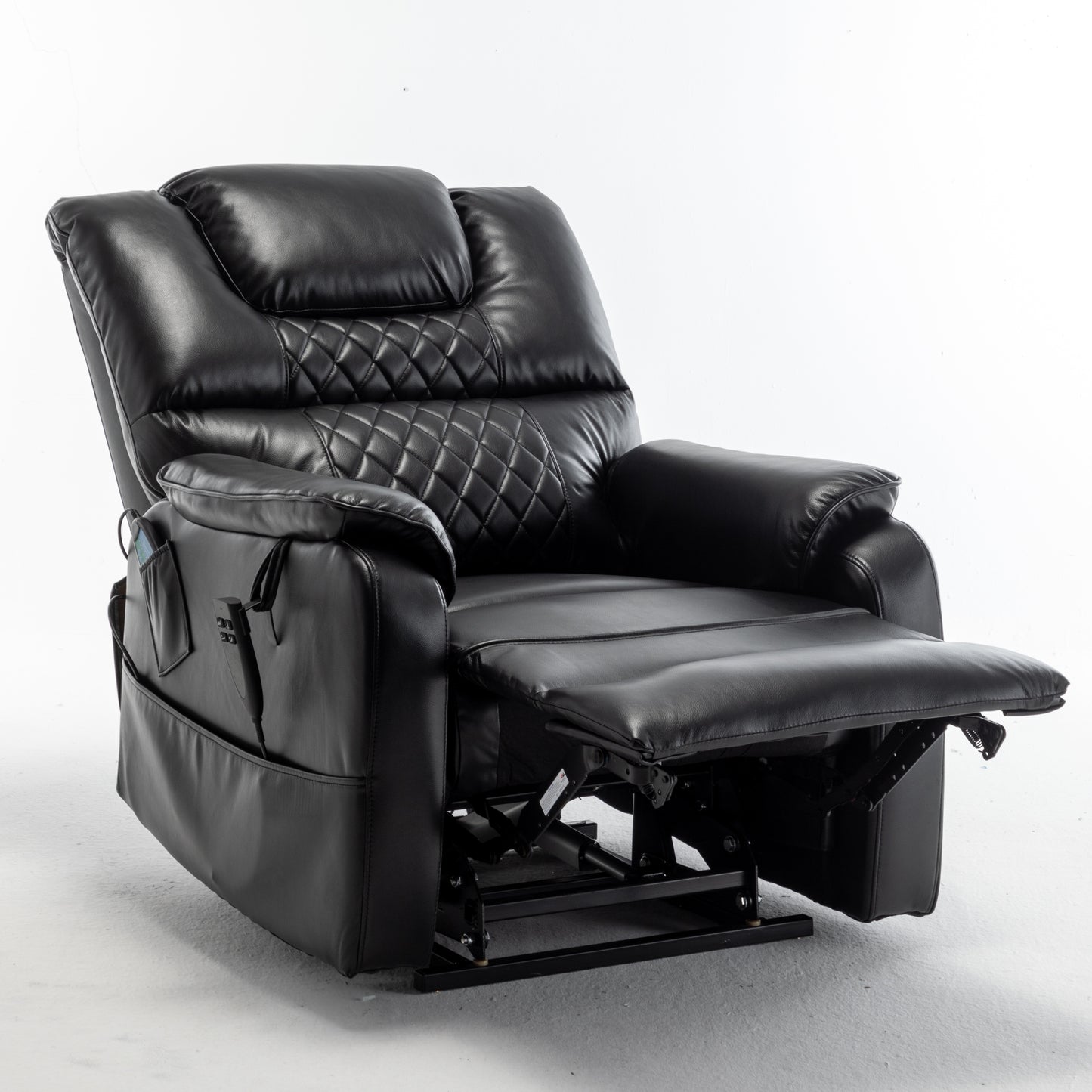 Lift chair w/ power supply (180 degree lying flat), Black