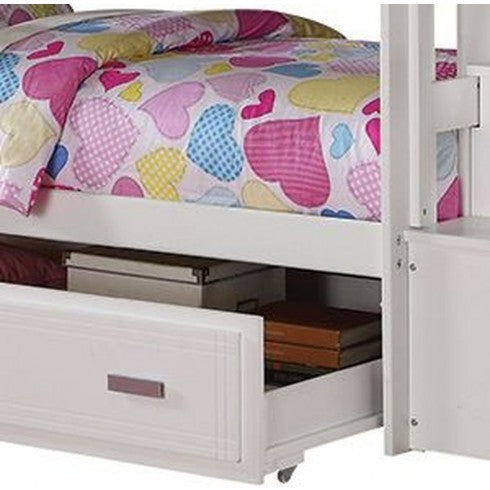 ACME Allentown Bunk Bed in White - Twin