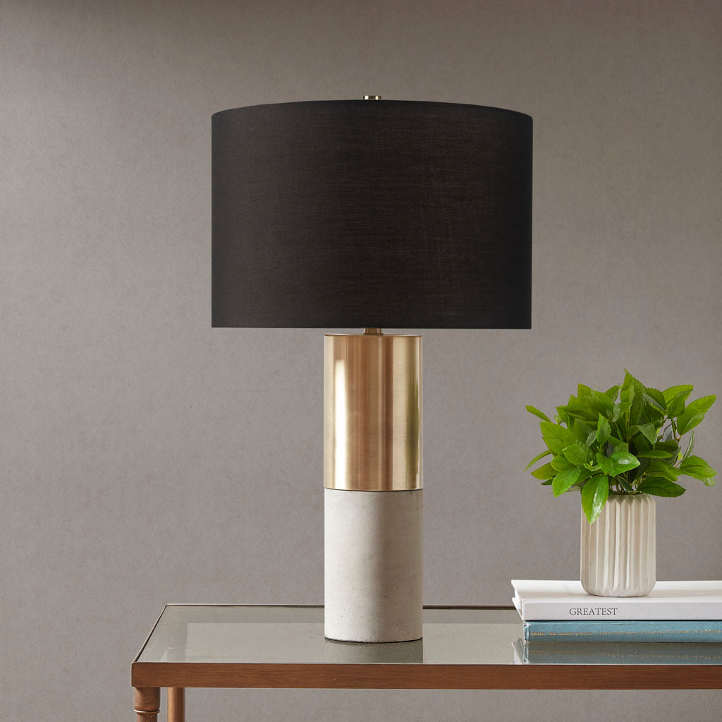 Modern Two-Tone Concrete Table Lamp