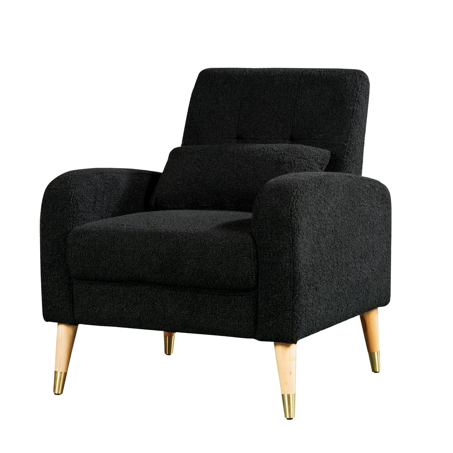 40.55 Wide Black Accent Chair