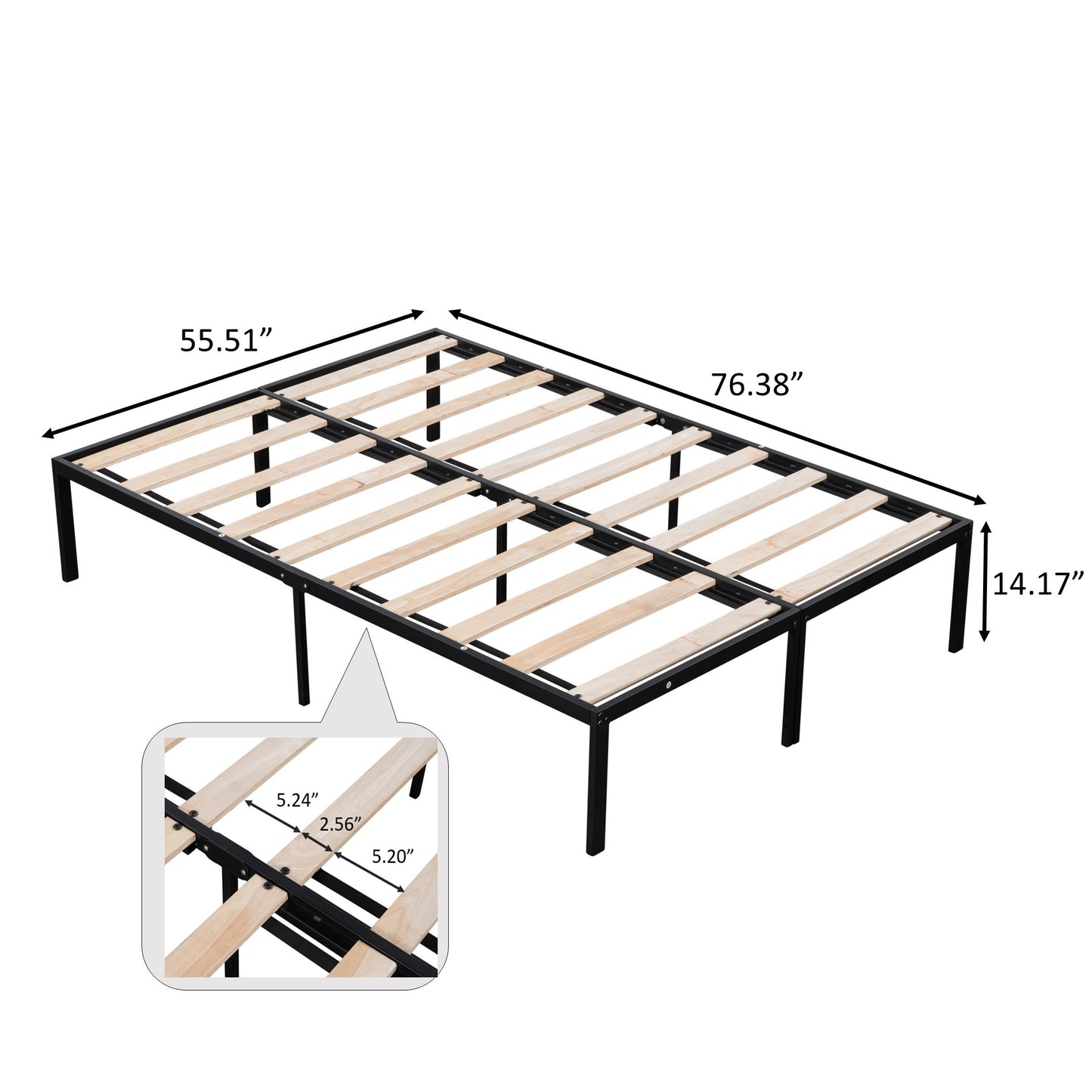 Metal Full Size Bed Frame