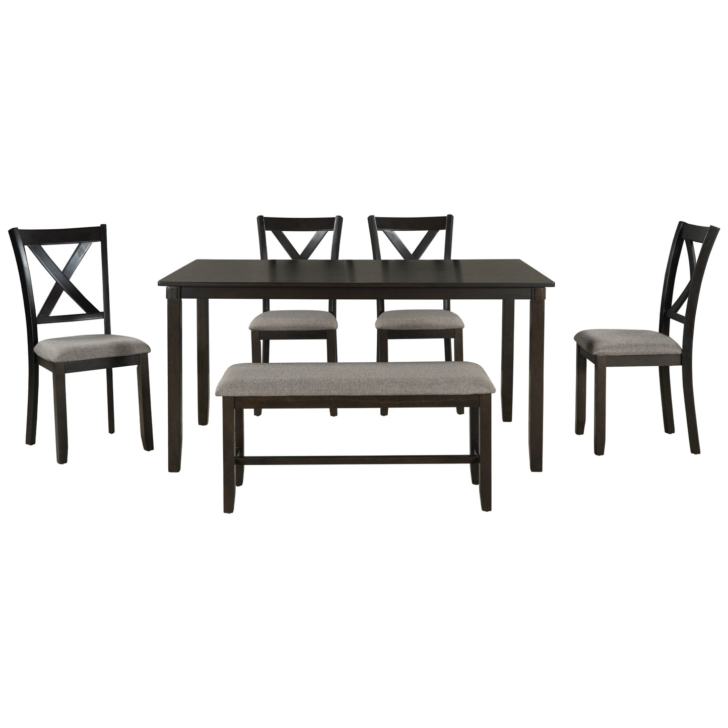 Selen 6-Piece Kitchen Dining Table Set