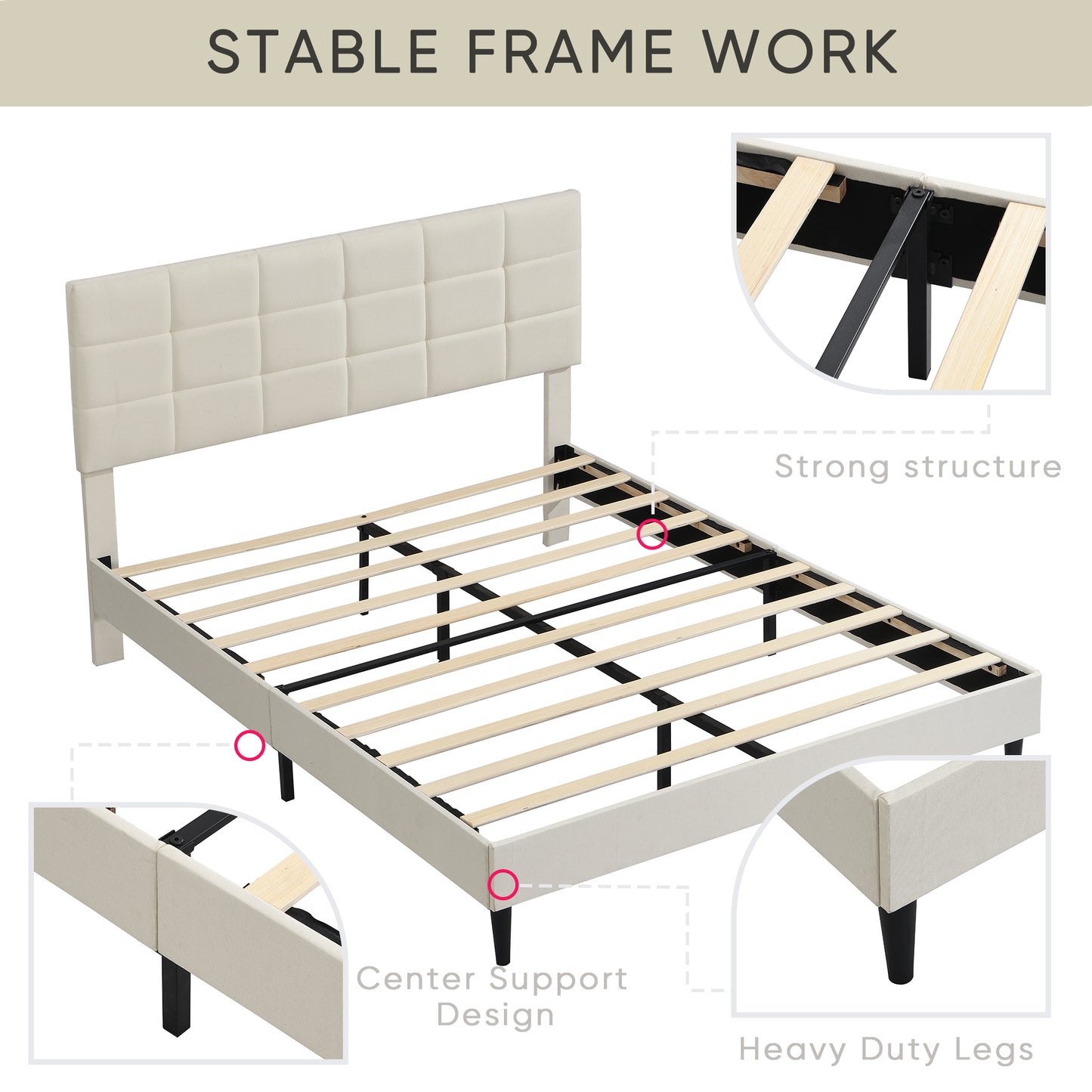 Queen Size Platform Bed