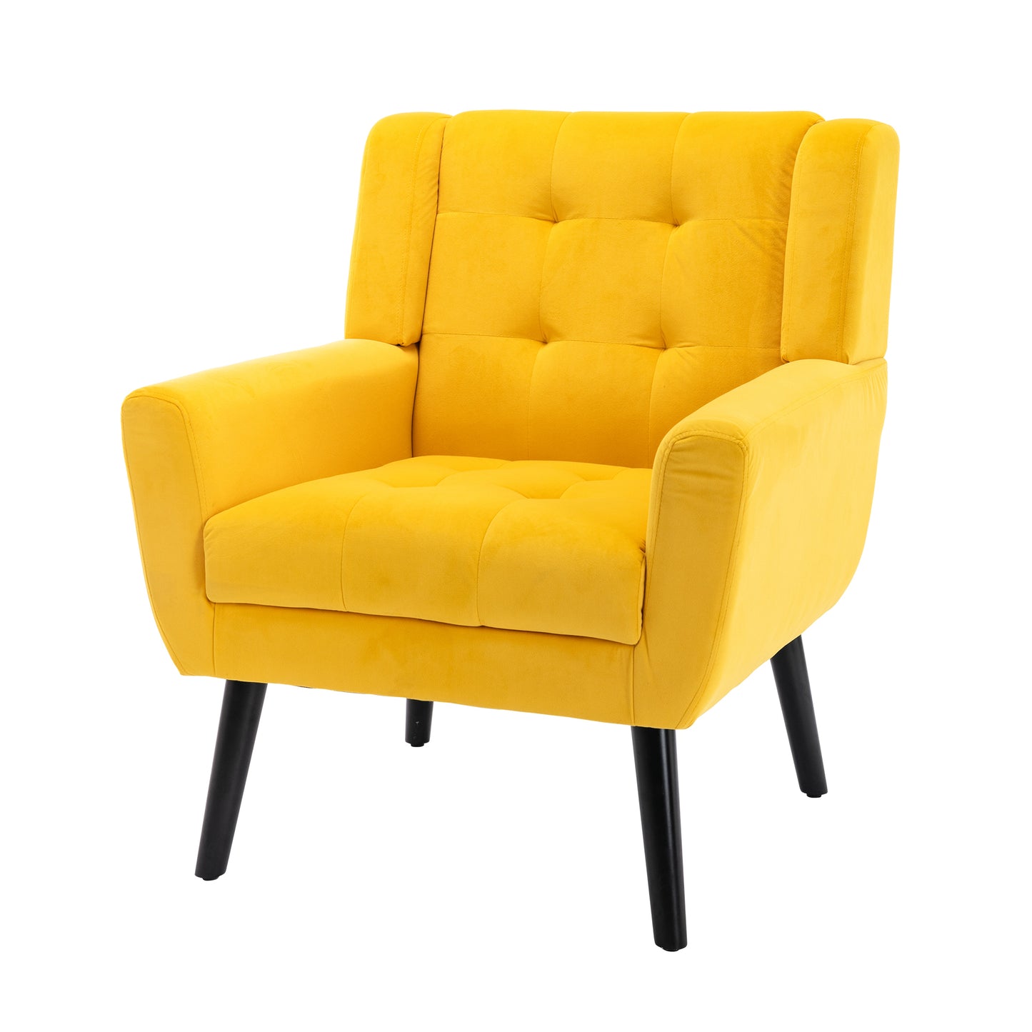 Modern Soft Velvet Ergonomics Accent Chair