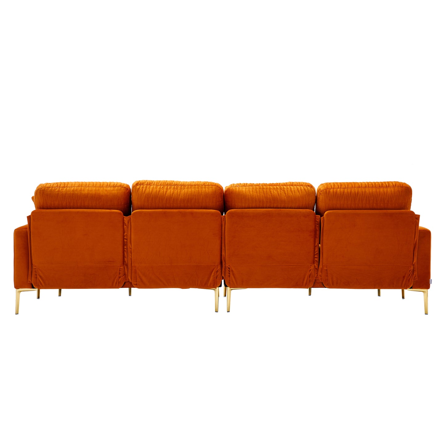 Mersha Orange Sectional Sofa