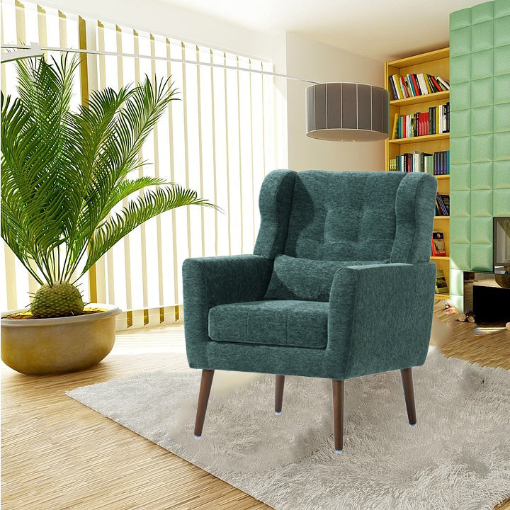 Modern Accent Chair(Blackish Green)