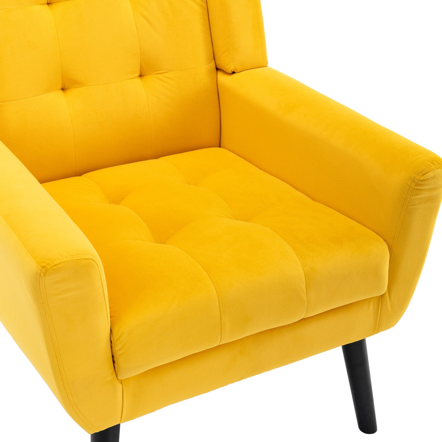 Modern Soft Velvet Ergonomics Accent Chair