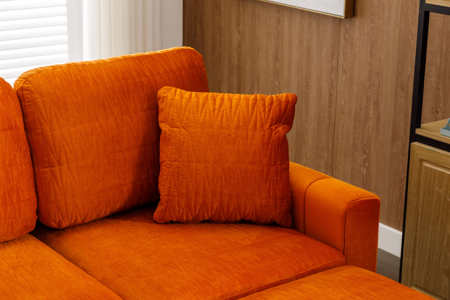 Mersha Orange Sectional Sofa