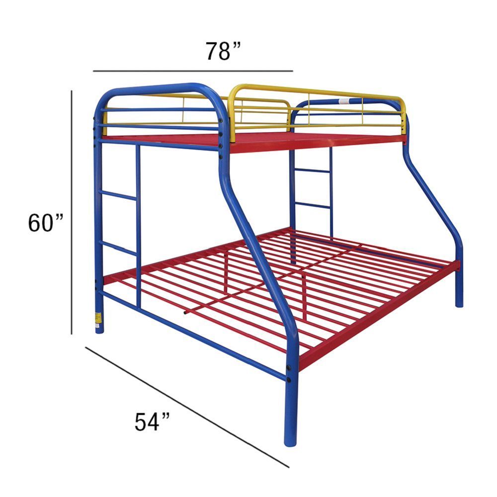 ACME Tritan Rainbow  Bunk Bed - Twin/Full