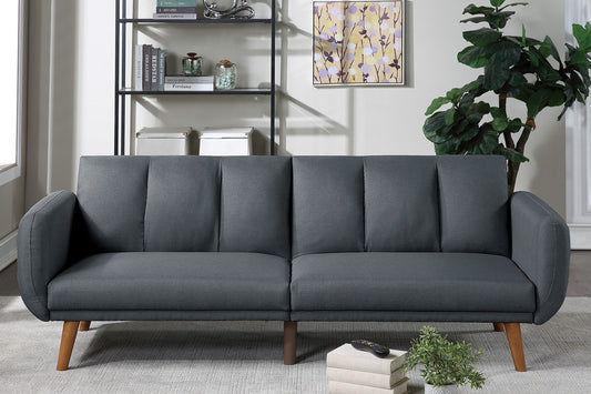 Elegant Modern Sleeper Sofa Blue Grey