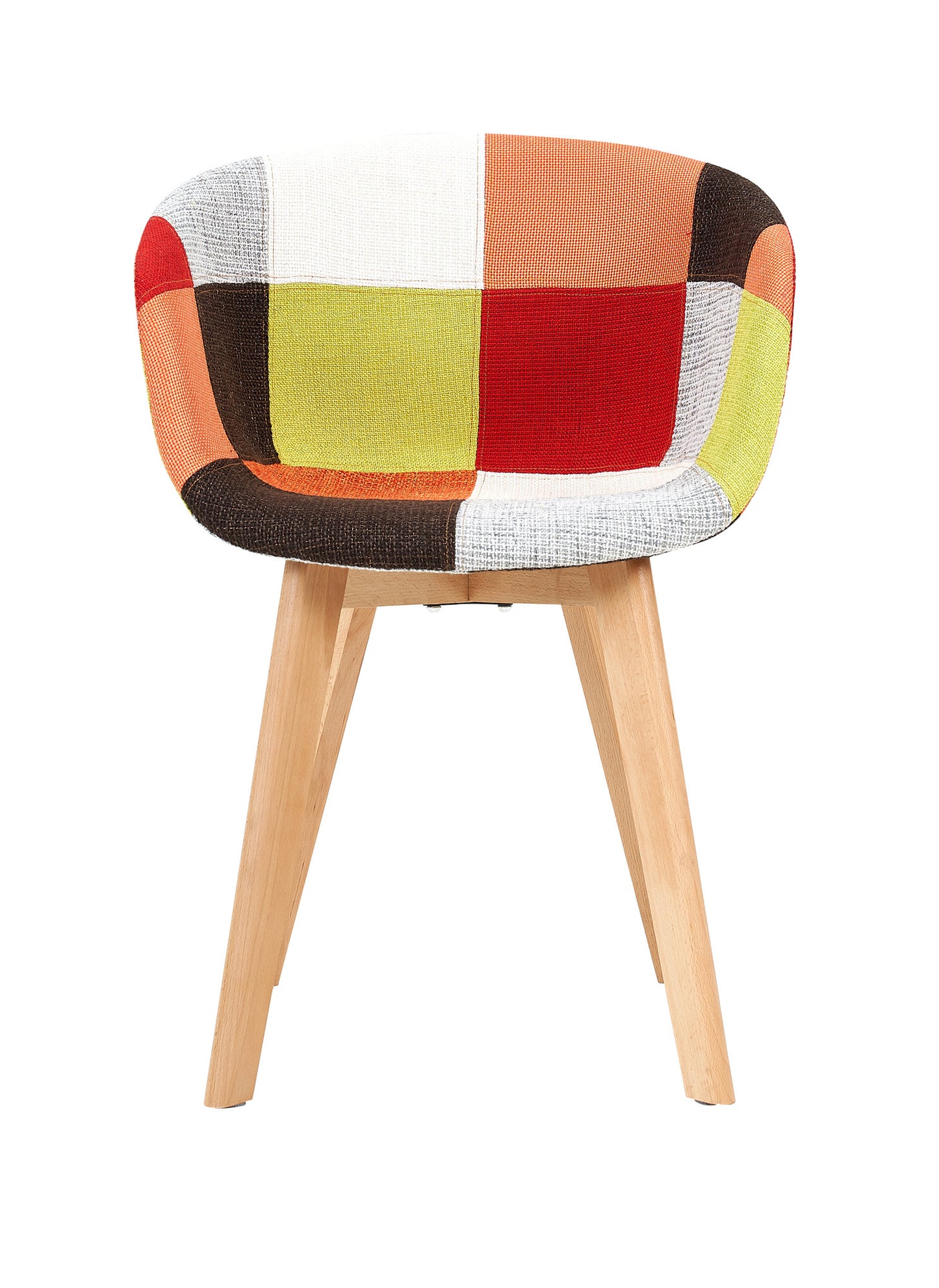 Patchwork Chair Set- Warm Red