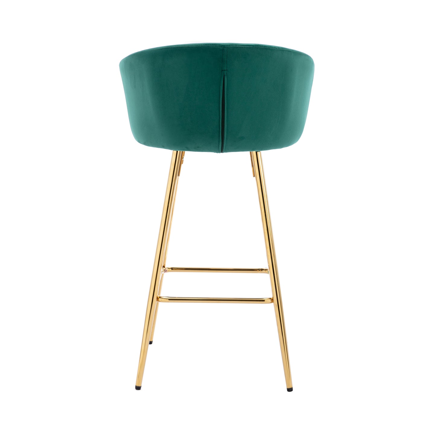 26 Inch Set of 2 Green Bar Stools