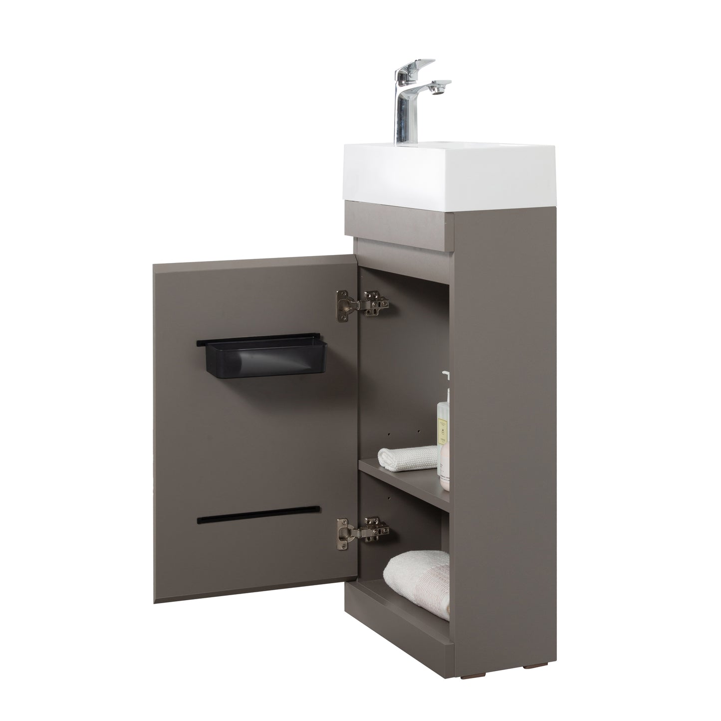 Laura 16" Small Bathroom Vanity with Sink