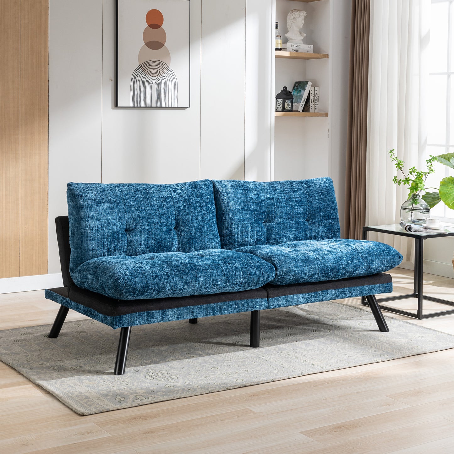 Convertible Sofa Bed Loveseat Futon