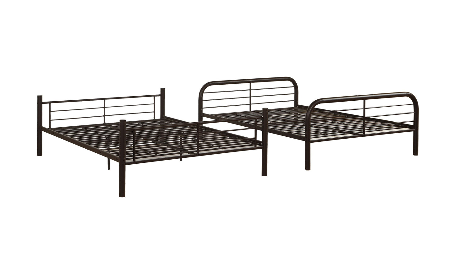 ACME Bristol Bunk Bed in Dark Brown - Full