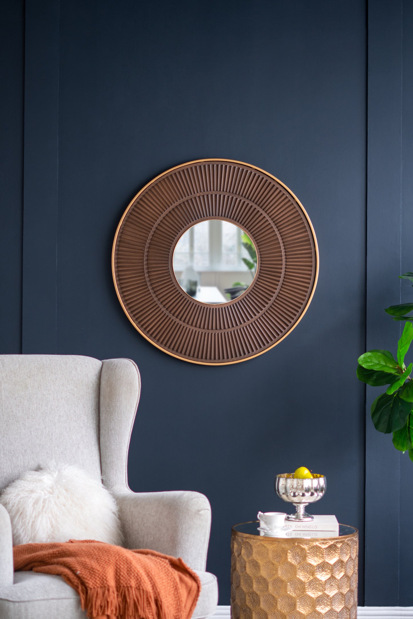 Annariitta Round Wall Mirror