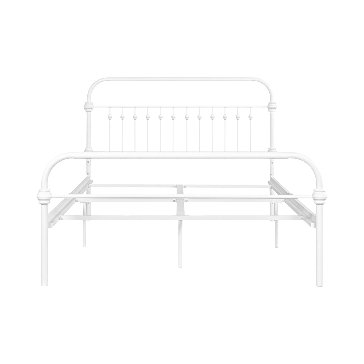 Farmhouse Bed Frame Size: Full - WHITE