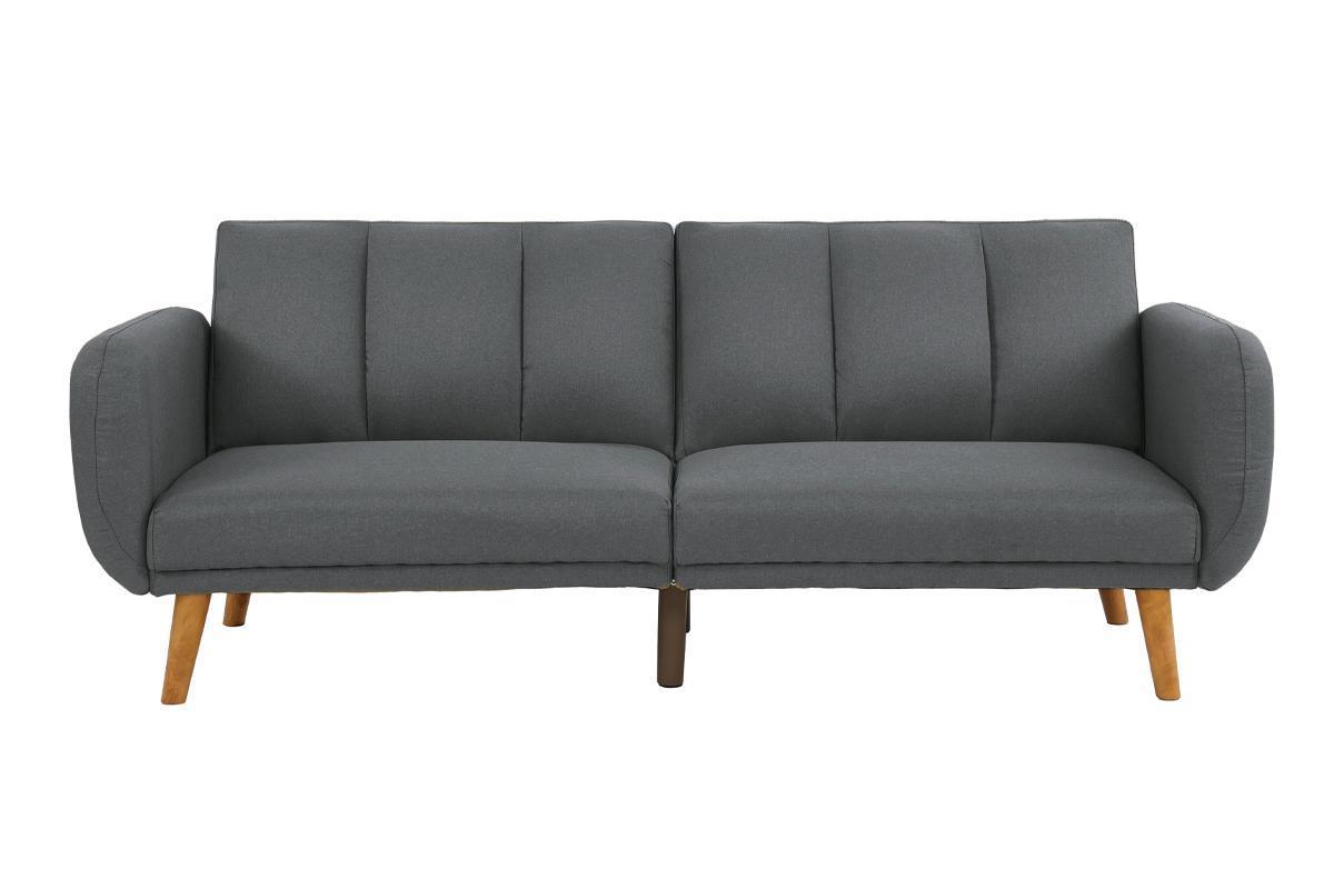 Elegant Modern Sleeper Sofa Blue Grey