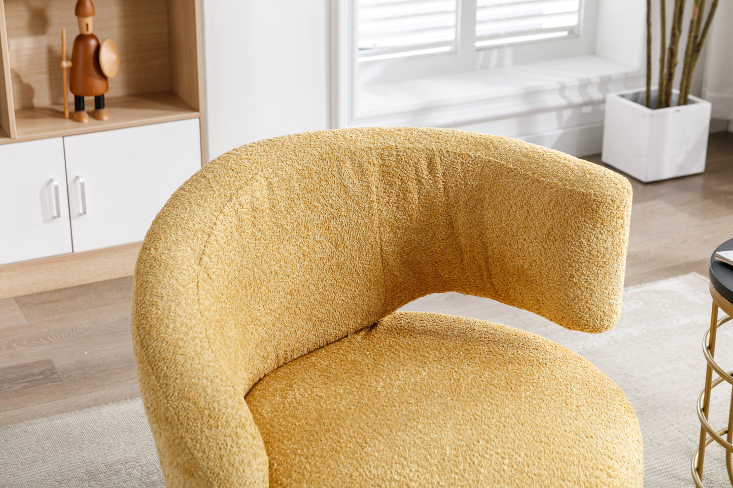 Mina 360 Degree Swivel  Barrel Chair