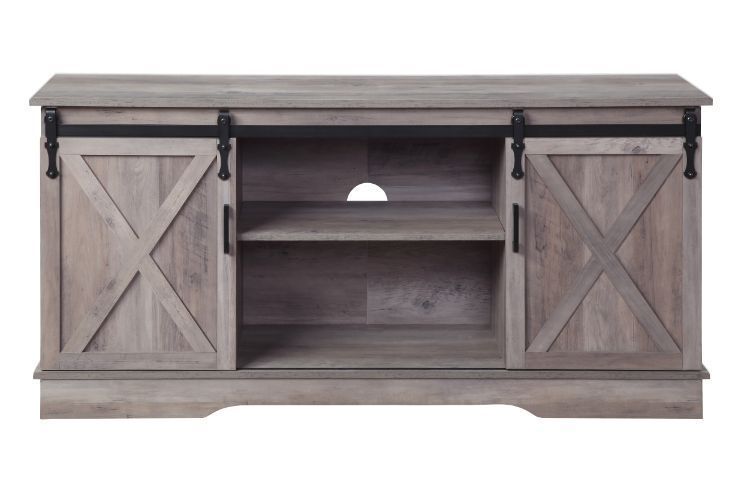 Bennet TV Stand, Gray Finish