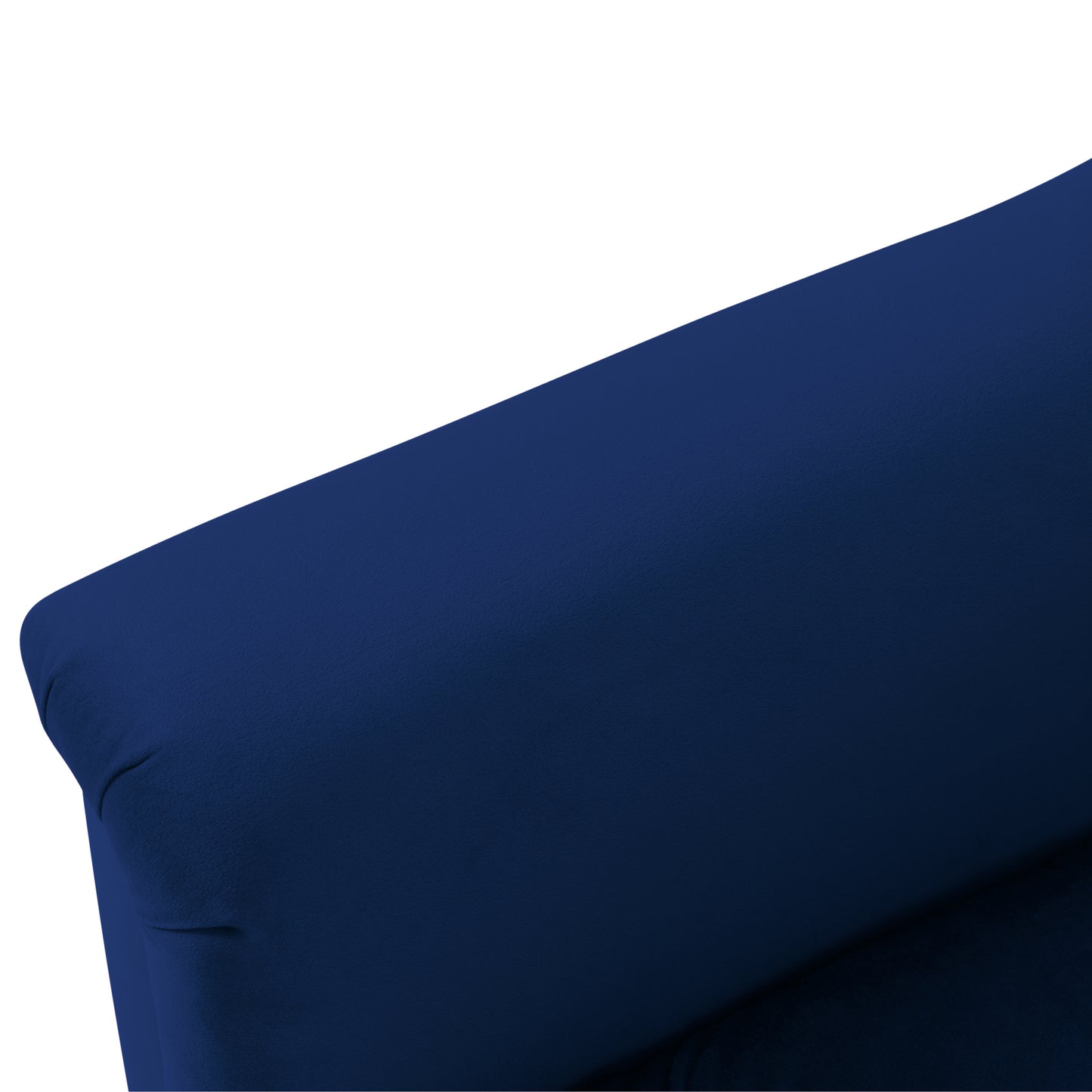 Living Room Velvet Chair -Navy Blue