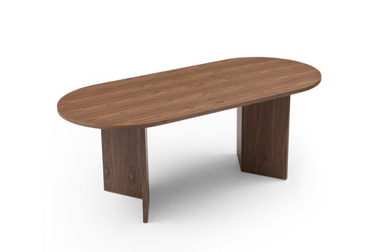 Oval Wooden Dining Table/Desk
