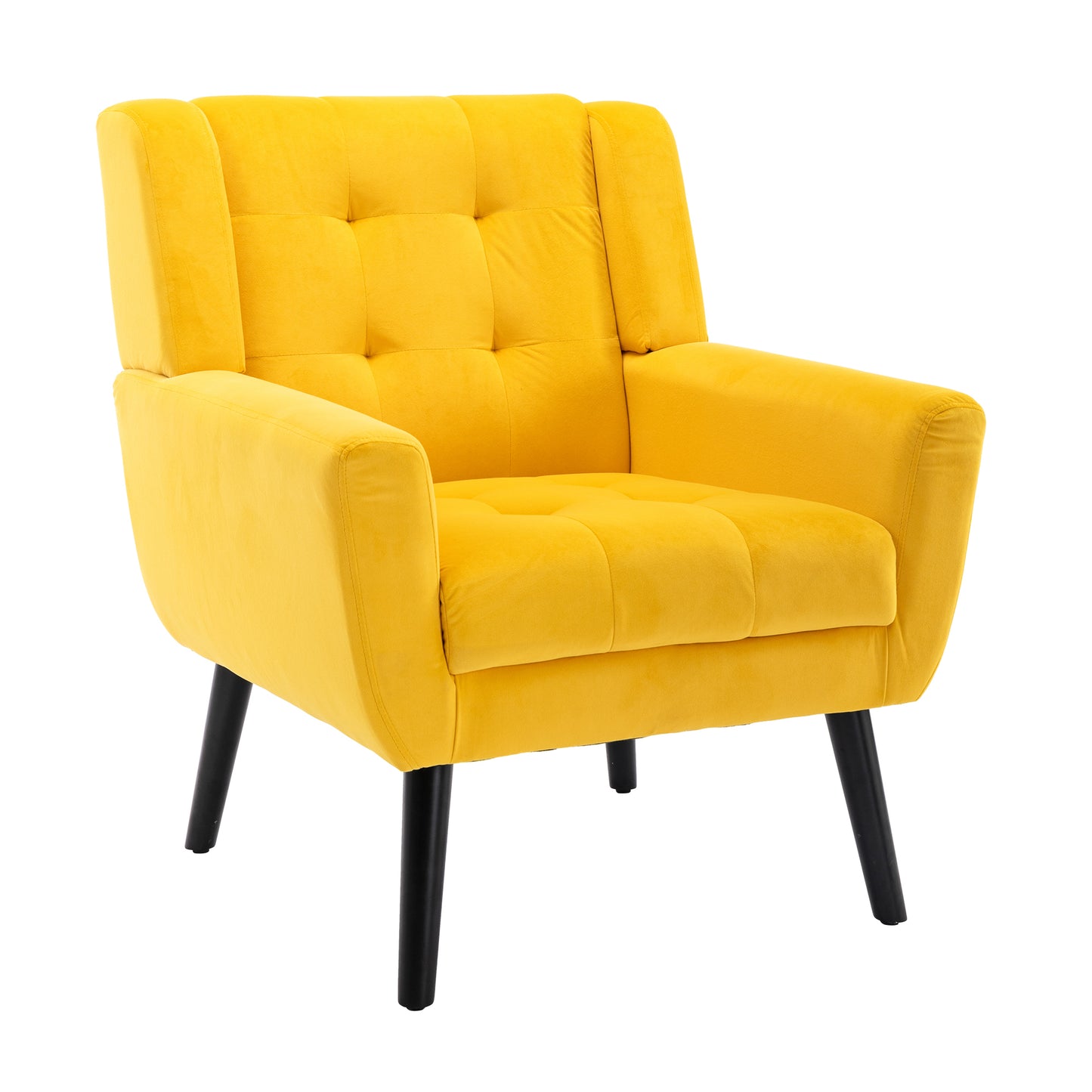 Modern Soft Velvet Ergonomics Accent Chair