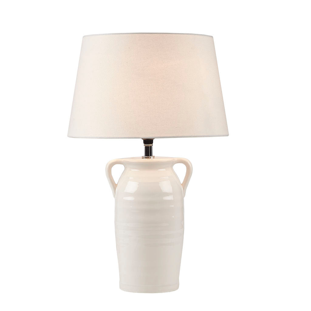 Everly Ceramic Table Lamp with Handles