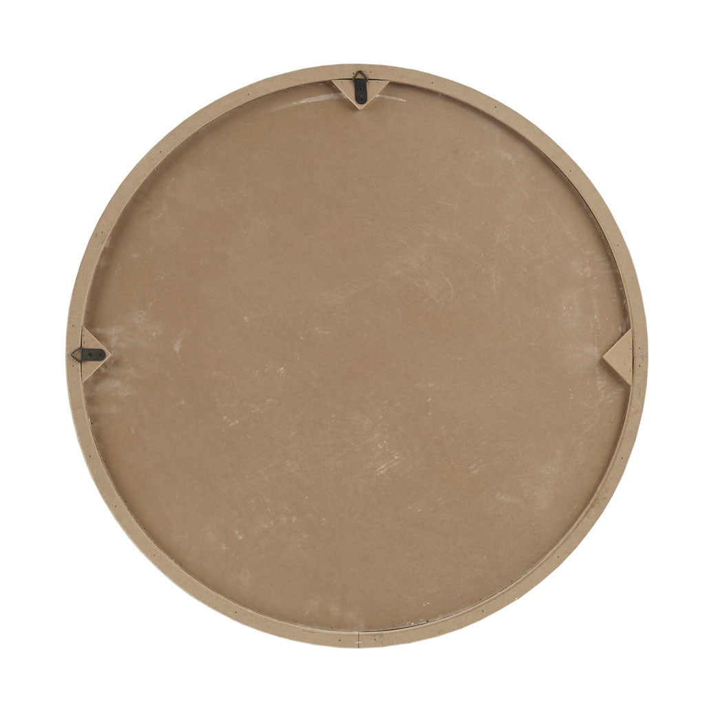 Leah Round Two-tone Medallion Wall Decor