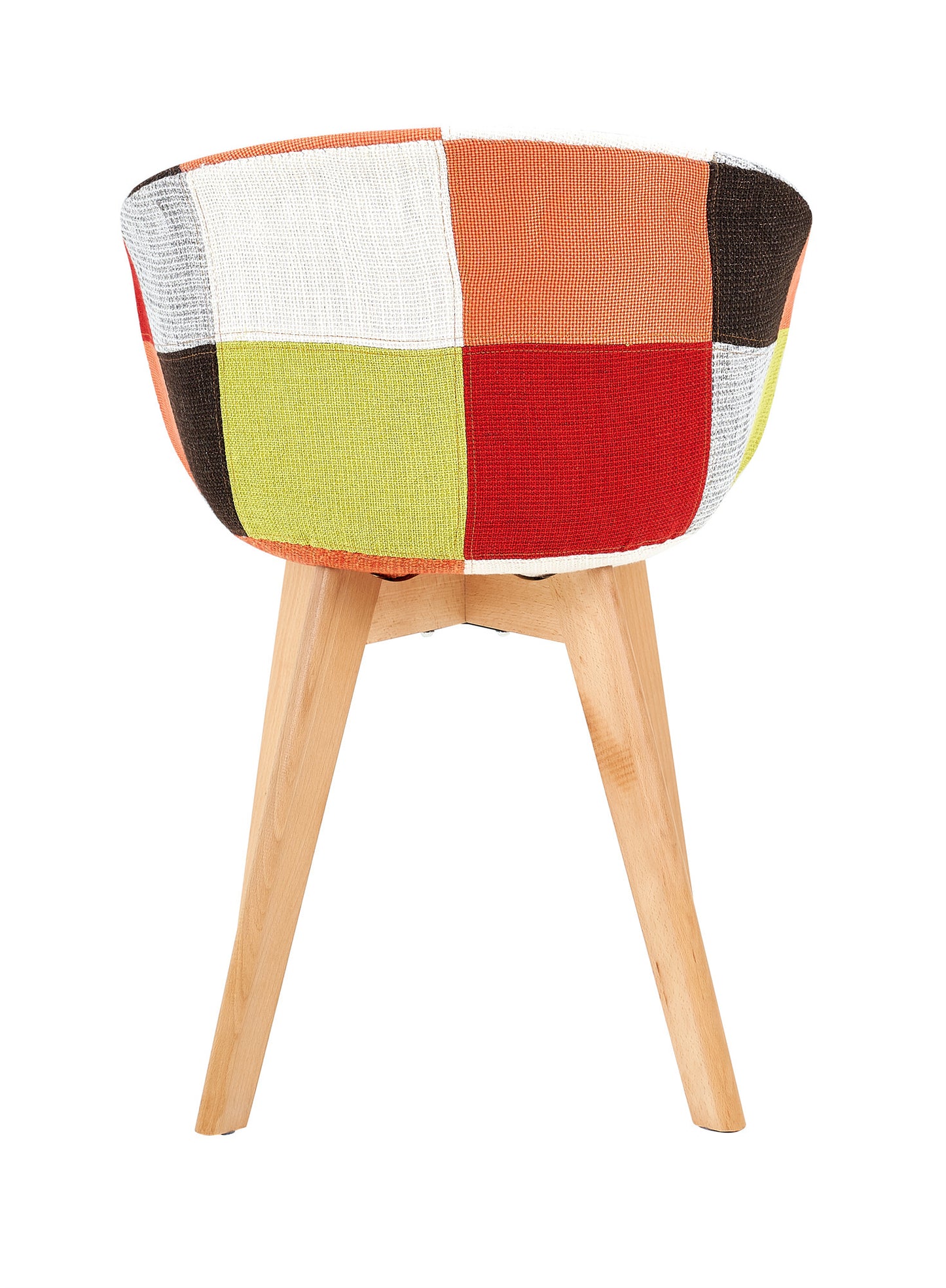 Patchwork Chair Set- Warm Red