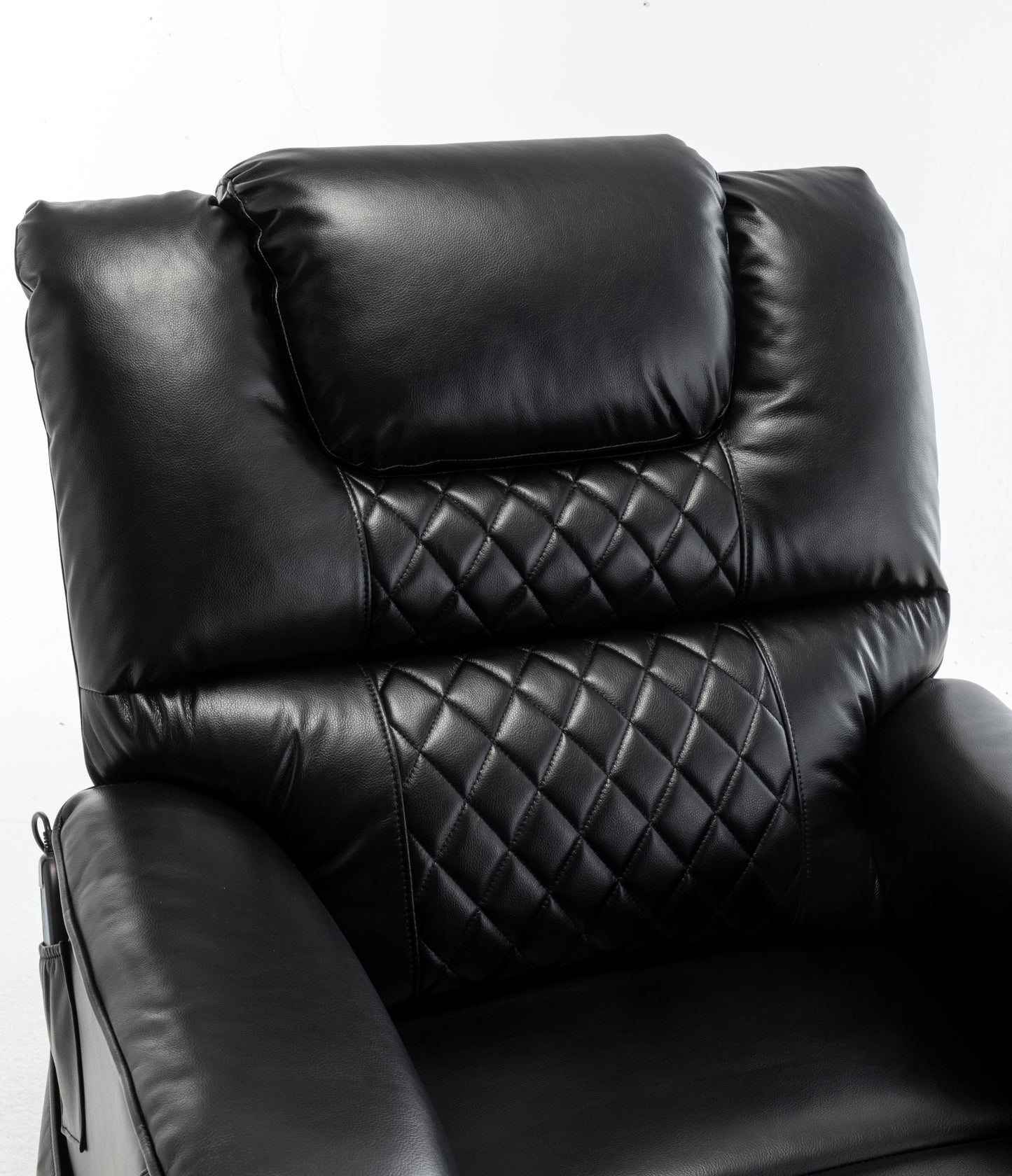 Lift chair w/ power supply (180 degree lying flat), Black