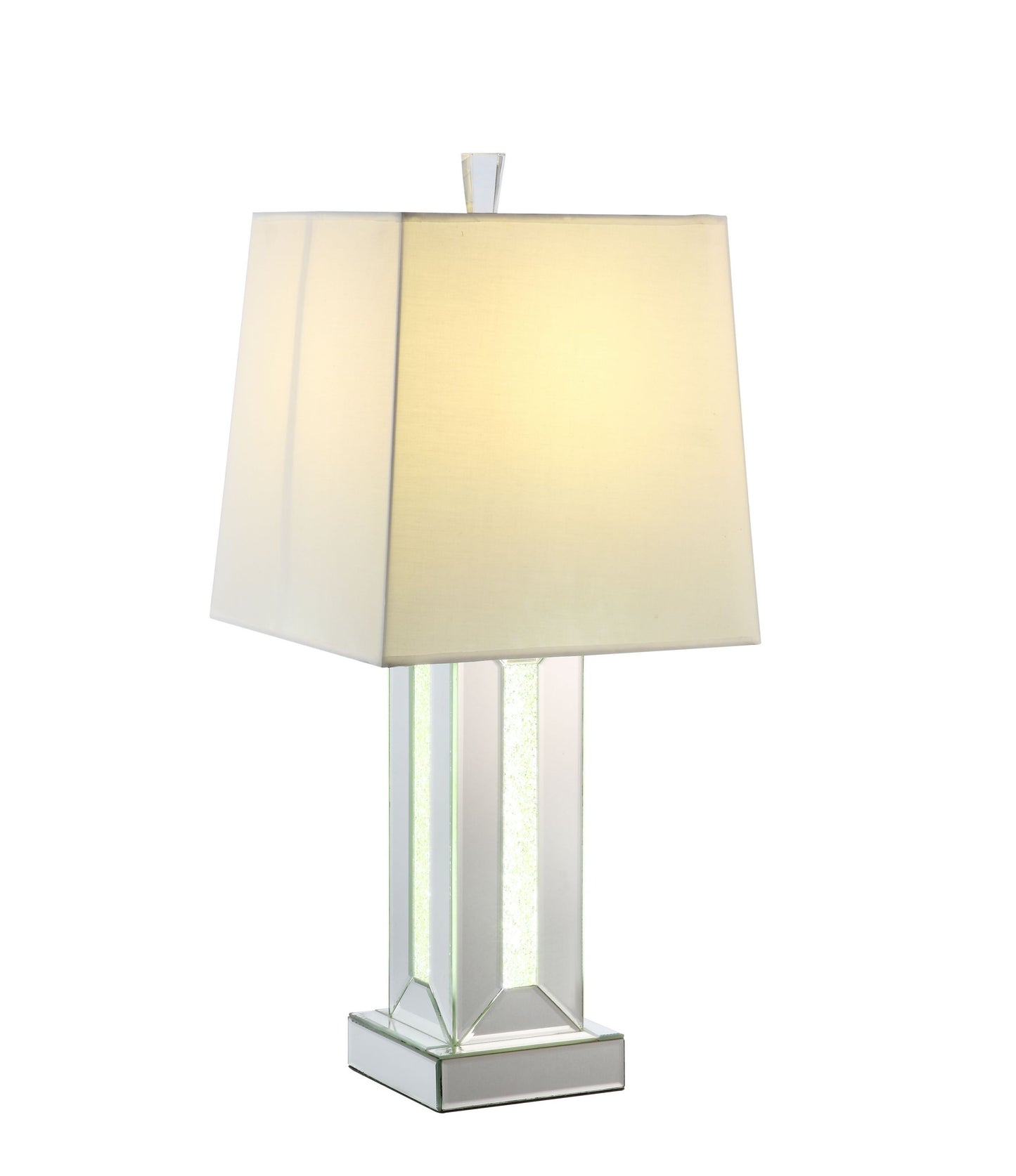 ACME Noralie Mirrored & Faux Stones Table Lamp