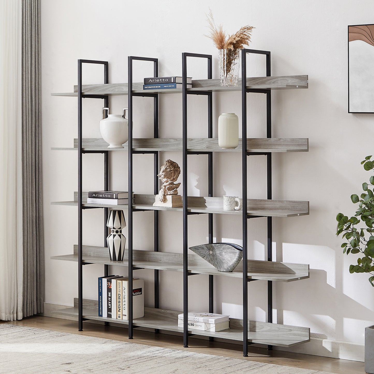 Clifton 5 Tier Bookcase