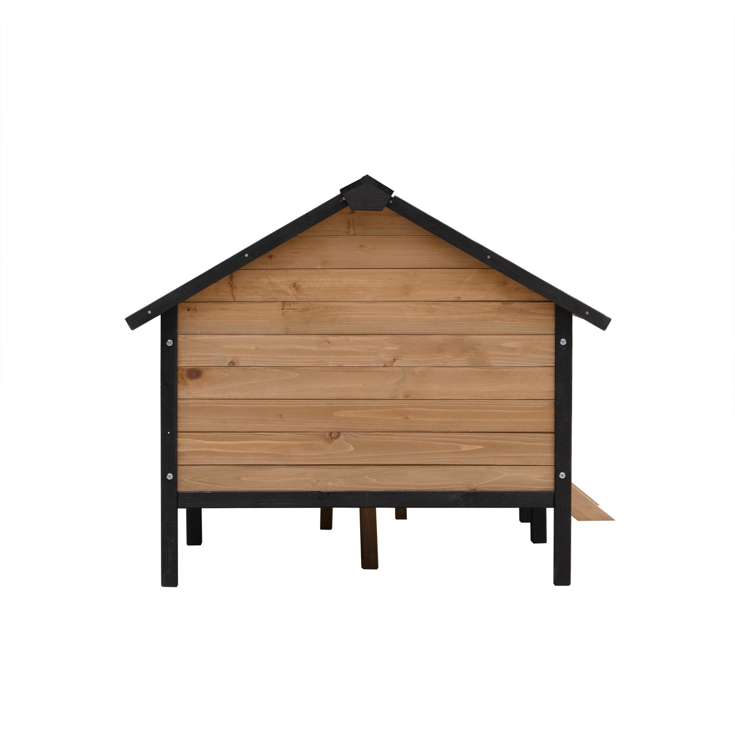 Outdoor Large Wooden Dog House with Porch