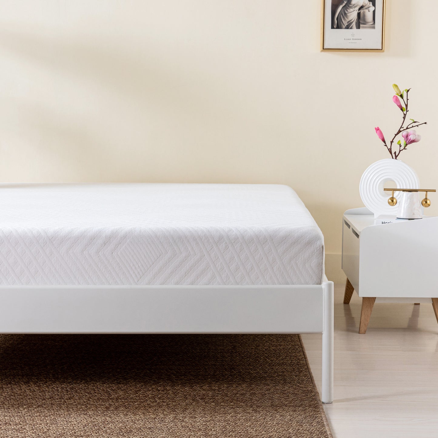 8" Green Tea Infused Memory Foam Mattress - Queen