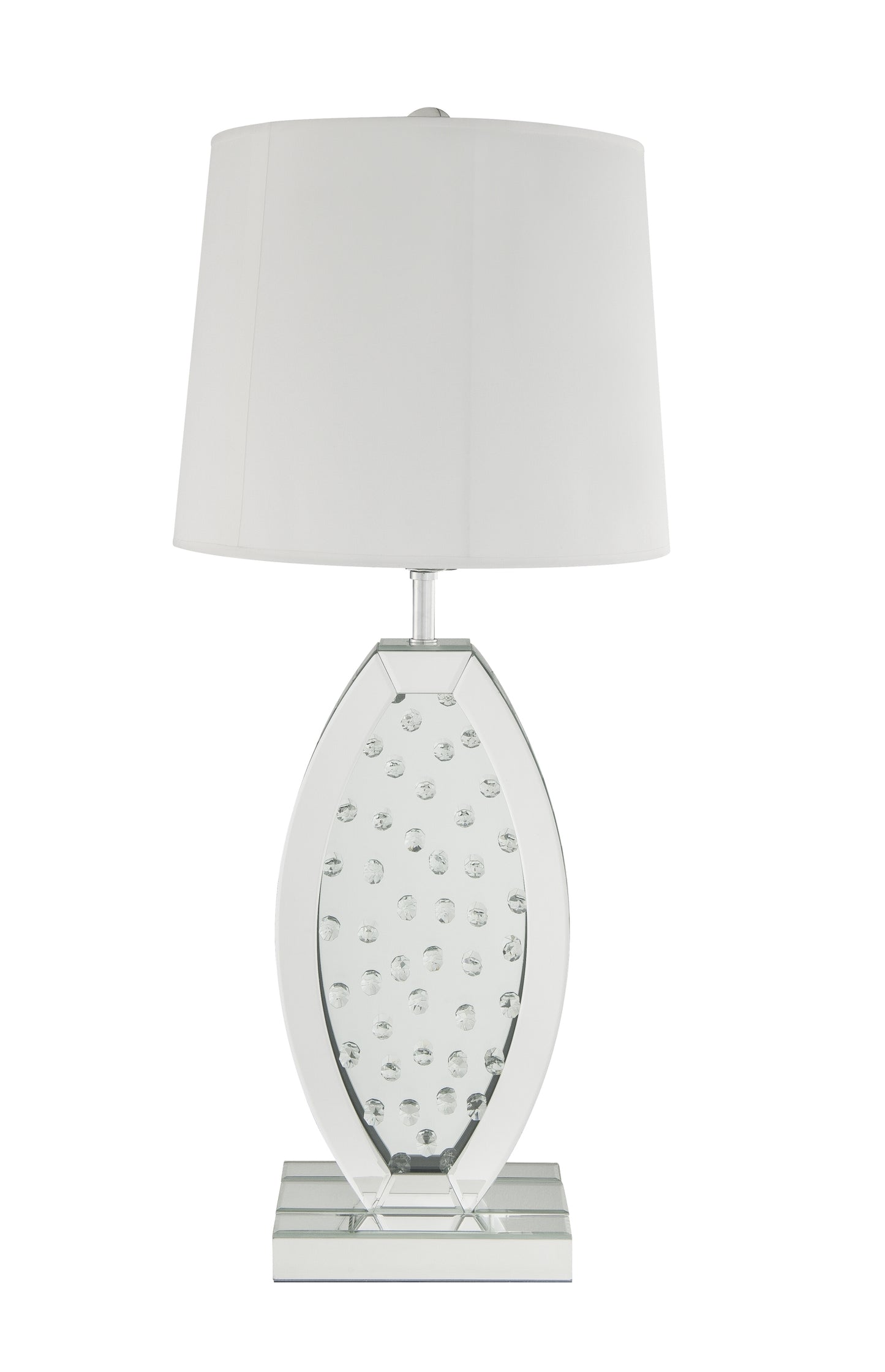 ACME Nysa Table Lamp in Mirrored & Faux Crystals
