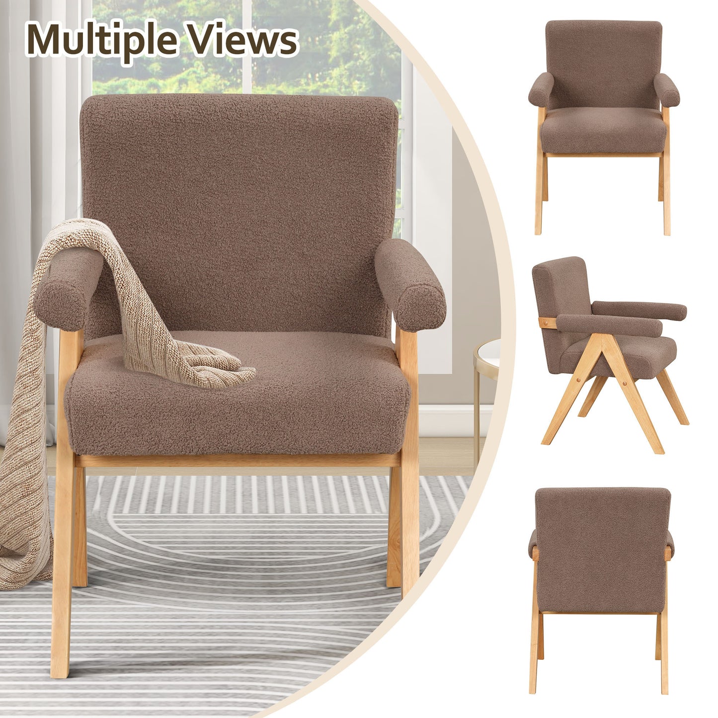 Modern Arm Chair Set of 2