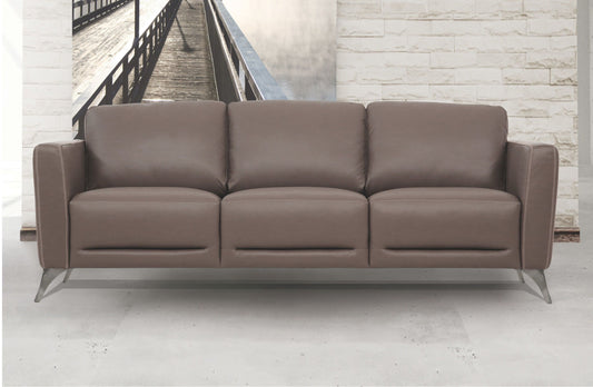 Malaga Sofa, Taupe Leather