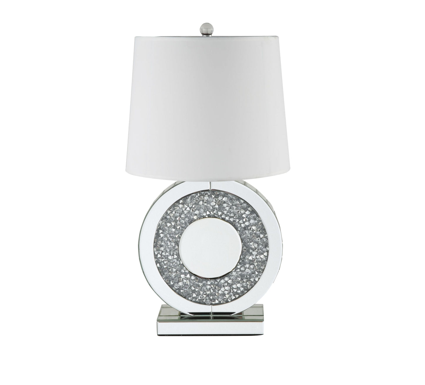 ACME Noralie  Mirrored & Faux Diamonds Table Lamp